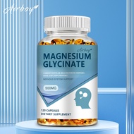 Airboy Magnesium Glycine Supplement 500mg-60/120 Capsules Made In Usa