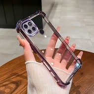 ปลอกอ่อนสำหรับ Realme C12 C25 C25S C25Y C21Y C21เคส TPU โปร่งใสสี่มุมถุงลมรับแรงกระแทกฝาครอบโทรศัพท์