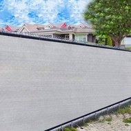 Grey Privacy Screen Fence Heavy Duty Fencing Mesh Shade Net Cover Balcony Privacy Fence for Garden Y