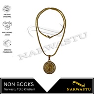 NARWASTU - Virgin Mary Medal Necklace 2.5 Cm - VLT184