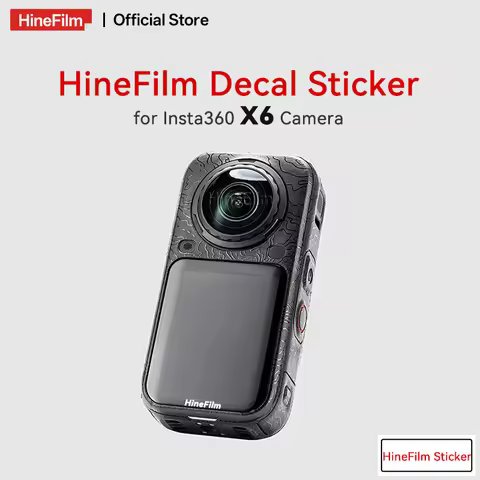 Hinefilm Skin for Insta360 X6 Camera Sticker Insta360X6 Premium Decal Skin for Insta 360 X 6 Sports 