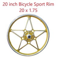 20" BICYCLE ALLOY SPORT RIM BMX WHEEL SET ALLOY RIM COMPLETE SET LAJAK