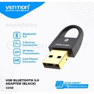 Vention USB Bluetooth 5.0 Adapter Bluetooth Dongle Receiver Small Black High SpeedDesign - CDSB0