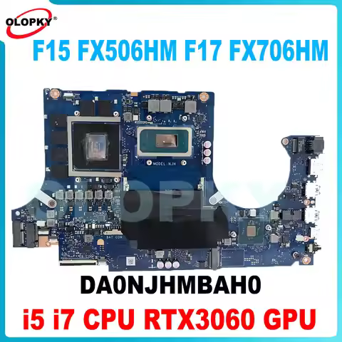 FX506H motherboard for ASUS TUF gaming F15 FX506HM F17 FX706HM TUF506HM DA0NJHMBAH0 laptop motherboa