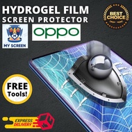 Hydrogel Screen Protector OPPO F21Pro F19 F19Pro F17 F15 F11 F9 F7 My Screen