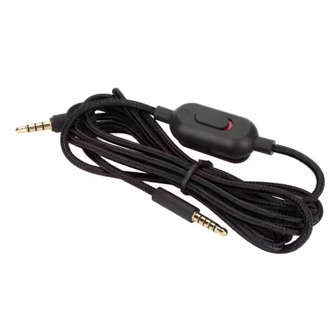 3.5mm to 3.5mm Gaming Headset Cable Flexible Woven Earphone Cord for Logitech G Pro G Pro X G433 G23