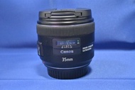 新淨 Canon 35mm F2 IS USM 大光圈 標準鏡 街拍一流 全幅用 5D 6D 1DX R機可用 R5 R6 R8 R7