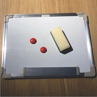Cheap White Board + Magnet (2pcs) + Duster (1pc) 40cm x 30cm Aluminium White Board Magnetic Whiteboa