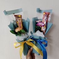 Single bouquet // mini bouquet // bouquet snack // Buket cantik // Buket Makanan // buket bunga