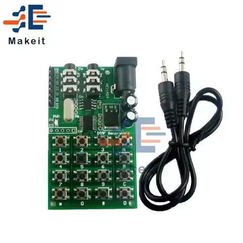 DTMF Audio Generator Module Voice Encoder Dual Tone Transmitter Multi-Button Keypad Audio Control Bo
