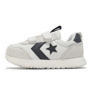 Converse Children's Shoes Omega Trainer Toddler Baby Beige Black Velcro Felt [ACS] A15561C