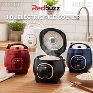 【Polands】REDBUZZZ x Swiss Thomas 1.8L Electric Rice Cooker Non Stick Aluminum Inner Pot with Steamer