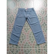 5-Inch Jeans Dull Color Waist 31 Hips 40 Length 31"
