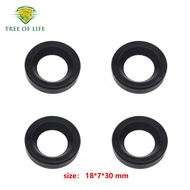4PCS Injector Oil Seal for ISUZU  D-MAX TFR, TFS 2 .5 4x4 3.0 4JJ 4JK 4HK1 2006-ON ELF FORWARD GRAFT