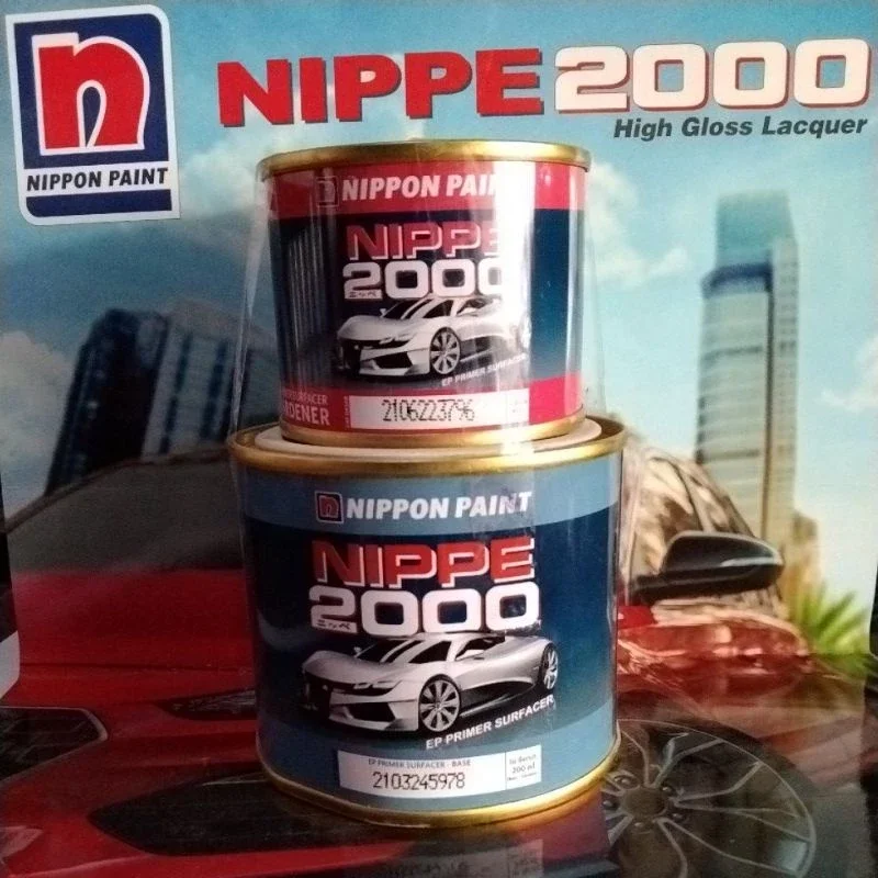 Nippe Epoxy Abu" / Cat dasar Duco 200cc Primer Grey Epoxy Nippe Nippon Paint