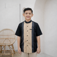 Baju Modern Pria Anak Laki Laki Muslim Tangan Pendek-KOKO SAMASE