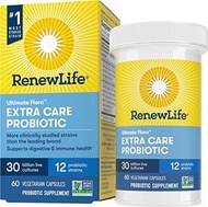 ▶$1 Shop Coupon◀  Renew Life Adult Probiotics 30 Billion CFU Guaranteed, 12 Strains, For Men &amp; Women