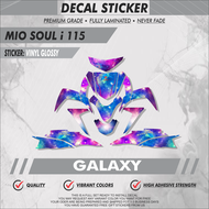 Mio Soul i 115 Decals - ( Gloss Vinyl high grade brand Sticker)- Galaxy Design