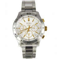 Karnvera Shop Seiko นาฬิกาข้อมือผู้ชาย Chronograph Quartz Watch SSB051P1