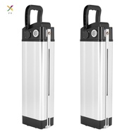 2X Electric Bike 36V/48V Large Capacity Battery Case 18650 Holder Case E-Bike Accessories DC Head