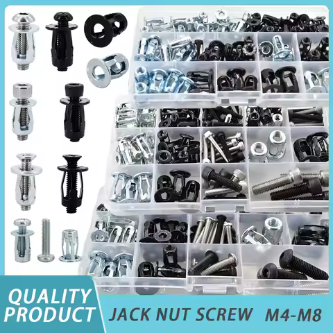 M4 M5 M6 M8 Petal Rivet Nut Screw Set Petal Jack Nut Shape Metal Insertnuts License Plate Fix Hex/Ph