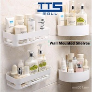 (TTS MALL) Rak Bilik Mandi Rak Penyimpanan Rak Tandas Penyimpanan Penyusun Penyimpanan Dapur Pelekat