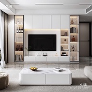 Back Wall TV Cabinet Wine Cabinet Cabinet Living Room Simple Cabinet Wall TV Cabinet Locking Combina