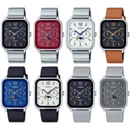 นาฬิกาข้อมือ MTP-M305D-7AV หน้าปัดดีไซน์ Moon phase สายปรับได้ไม่ต้องตัด พร้อมกล่องฟรี