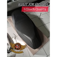 Mbtech Seat Leather Cover Mbtech Seat Leather Custom Nmax Aerox ADV PCX Lexi Freego Vario Mbtech Original Premium Quality