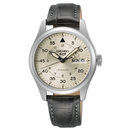 Seiko 5 Sports SRPJ87K1 Automatic Champagne Dial Leather Strap - Jam Tangan Pria