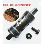 Bicycle Square Cartridge Bottom Bracket Taper Closed Bearing Threaded BB Part 113mm 118mm 122mm 126m