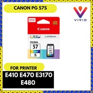 [FAST SHIP] Canon PG-47 (15ML) / CL-57 (13ML) / CL-57s (8ML) Original Ink Cartridge PG47 PG 47 CL57 CL 57 CL 57s CL57s For Printer Canon E410 E470 E4270 E4570 E3370