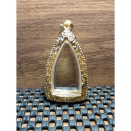 佛牌镀金壳龙婆托款 Thai Amulet Casing Lp Thuad Model