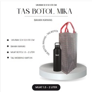 tas botol tupperware 2 liter - tas botol minum waterproof -tas botol m - kotak merah