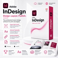 InDesign 2026-2018 Full Version For Windows Mac Professional Publishing Software Lifetime Use