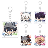 Blue Lock Anime Acrylic Chibi Dog Ear Detective Hiori Yo Sae Itoshi Karasu Shidou Aikolar keychain g