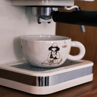 咖啡師手繪陶瓷杯 / 日式拉花咖啡杯 / 家用馬克杯