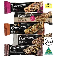 5 Carman’s Single Pack Muesli Bar, Nut Bar, Dark Choc Bar, Protein Bar, Snack Bar, Energy Bar, Healt