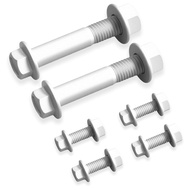 for 1988-1998 Chevy GMC C/K 1500 2500 3500 2WD/4WD, 6X Class 10.9 Hardened Rear Shock Bolt Kit, Uppe