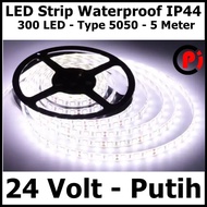 5050 IP44 Outdoor 24V 24 LED Strip Light WhiteVOLT