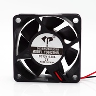 Yida YD6025HBL 12V 24V 0.3 A 6CM 6025 Inverter Cooling Ball Fan Fan