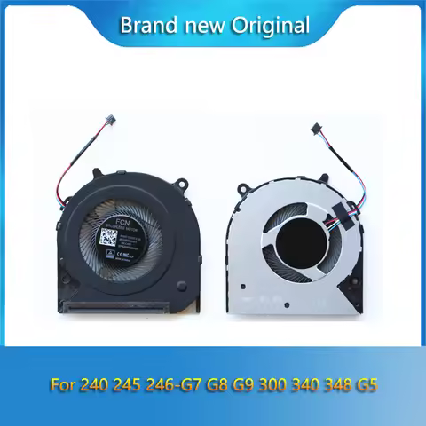 Brand New original Laptop CPU GPU cooling Radiator Fan For HP 240 245 246-G7 G8 G9 300 340 348 G5