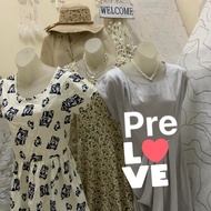 Preloved Woman Retro Knee Length One Piece Dress Agogo 1960s Skirt Wanita 阿哥哥洋装复古连衣裙