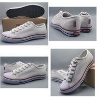 Edwin 202 White Shoes/School Shoes/Low Tops/Kasut Putih [CLEARANCE]