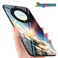 Jingsanc Ốp Đầy Màu Sắc Cho Honor X9A 5G Ốp Điện Thoại Rainbow Gradient Fantasy Cốc Họa Tiết Ngôi Sa