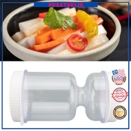 Pusatbeli0-MY tomvorks 50oz Pickle Jar Leakproof Olive Hourglass with Fork  Easy Flip to Drain Pickl