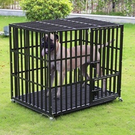 BingoPaw กรงสุนัขใหญ่  Heavy Duty Sturdy Dog Crate Extra Large Military Pet Cage Tear Resistant Square Tube and Prevent Escape Lock กรงสุนัขใหญ่ มีหลังคา Dog Cage