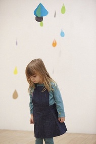 可愛牛仔吊帶裙