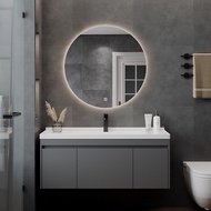 Bathroom Cabinet One Ceramic Basin Smart Mirror Cabinet Bathroom Vanity Hand Basin Cabinet Combination Mirror Cabinet