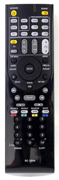RC-799M Remote Control fit for Onkyo Audio Video AV Receiver
